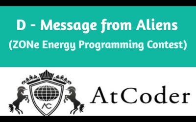 D – Message from Aliens | AtCoder Solution (Bangla) | ZONe Energy Programming Contest.