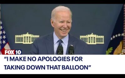 President Biden addresses unknown flying objects
