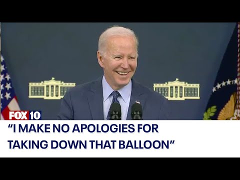 President Biden addresses unknown flying objects