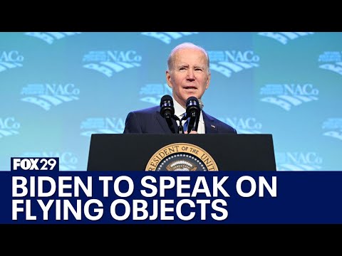 LIVE: President Biden to speak on unknown flying objects