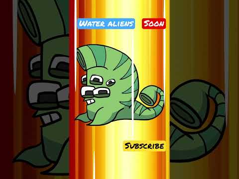 How to draw alphabet Lore | Water Aliens | letters A-G #alphabetlore #drawingeasy #shorts