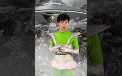 Aliens visit Earth #shorts