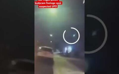 WATCH: Las Vegas police spot suspected UFO โ and residents claim to see aliens #shorts