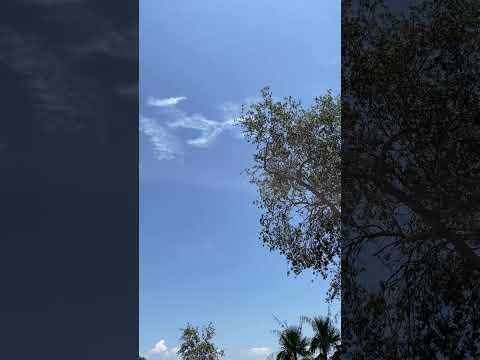 #shorts Wow! Noticed message in the sky!