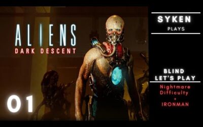 #01 A Costly Mistake // Aliens: Dark Descent, Nightmare Blind Playthrough