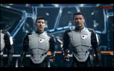 Messi Ronaldo vs Aliens football movie (galaxy 11 football team)