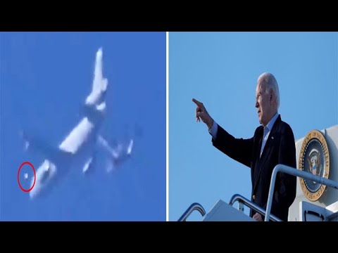 hqdefault.jpg Shocking Footage: UFO Appears to Fly by Air Force One at LAX During President Biden's Visit