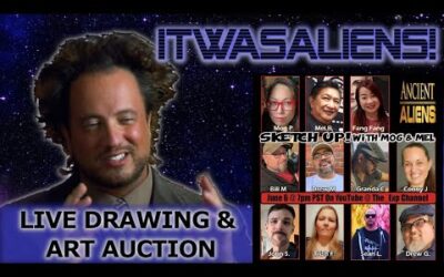 IT WAS ALIENS!! Ancient Aliens Chat And Otherworldly Sketches!  Sketch Up With Mog & Mel!