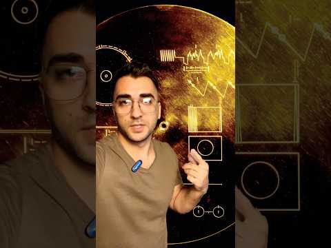 The message on the Voyager’s golden record 🛰️ #space #aliens #cosmos #shorts