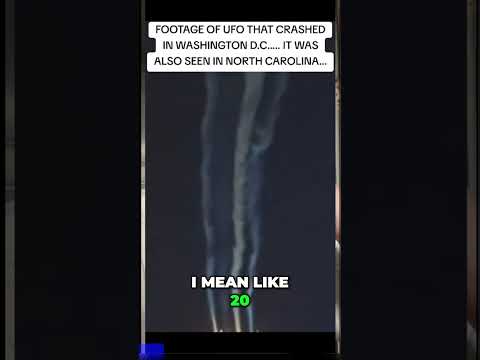 What Crashed in D.C. 👽 UFO Sightings Exploded!