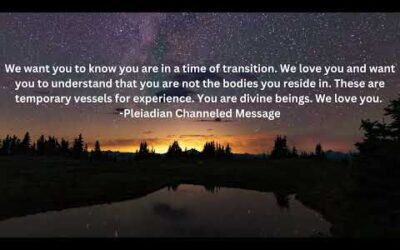 Pleiadian Channeled Message – You are in a time of transition. You are a divine being.