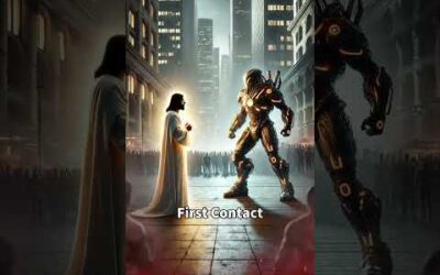 Jesus vs Aliens: The Epic Battle for Earth's Survival #jesus #jesuschrist #catholic #god