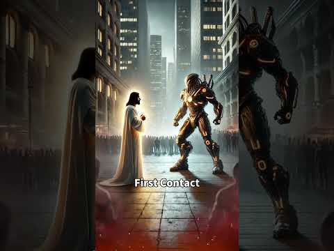 Jesus vs Aliens: The Epic Battle for Earth's Survival #jesus #jesuschrist #catholic #god