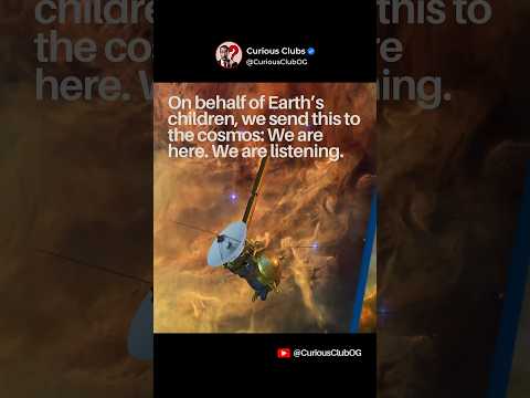 Humans gift to Aliens – The Golden Record ⏺️ 👽 #nasa #space #aliens