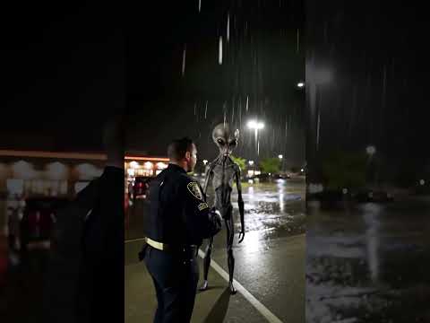 UFO Crashed By Drunk Alien – Cop Body Cam Footage