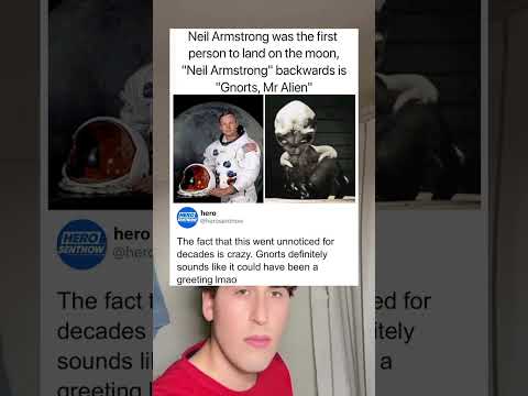 Neil Armstrong was secretly sending a message to aliens