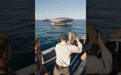 More incredible footage of a UFO rising from our oceans! What are these advanced crafts?