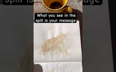 Your coffee can send you a message. #art #fypshorts #wipartwork #fyp #coffee #coffeeart #aliens #wip